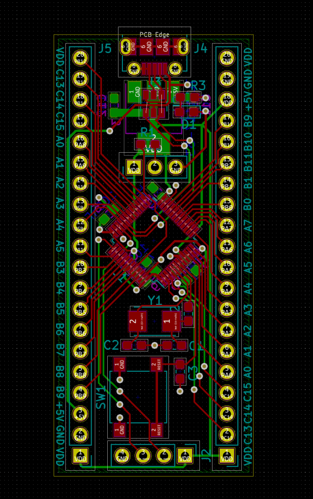 STM32F070 Layout STM32F070 Layout