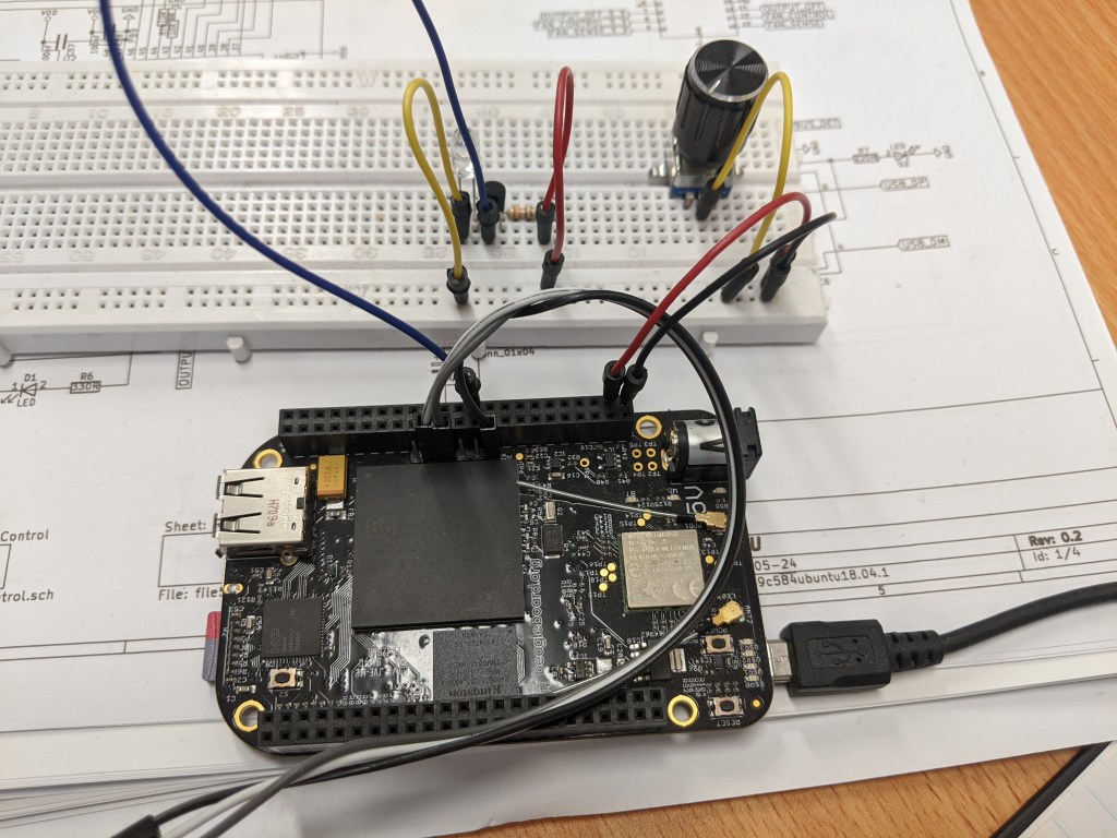 BBB RTEMS PWM test setup